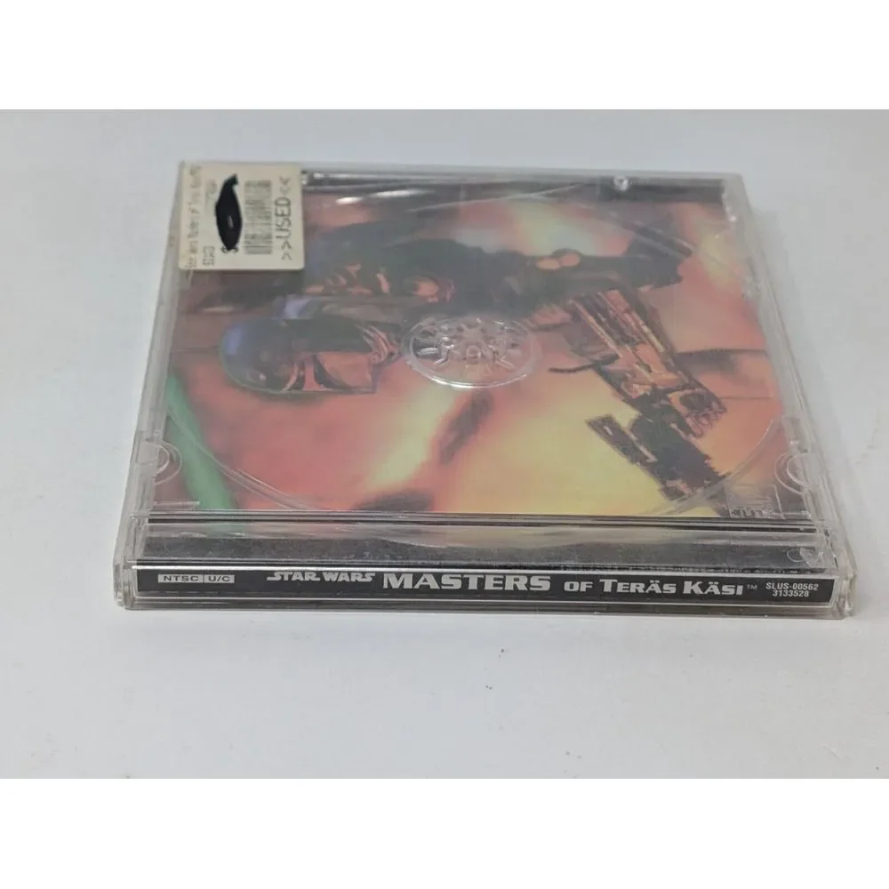 Star Wars Masters of Teras Kasi PlayStation 1 PS1 Fighting Game Disc &‎ Art ONLY